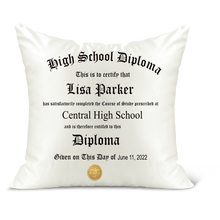 Load image into Gallery viewer, Diploma/Degree Pillow

