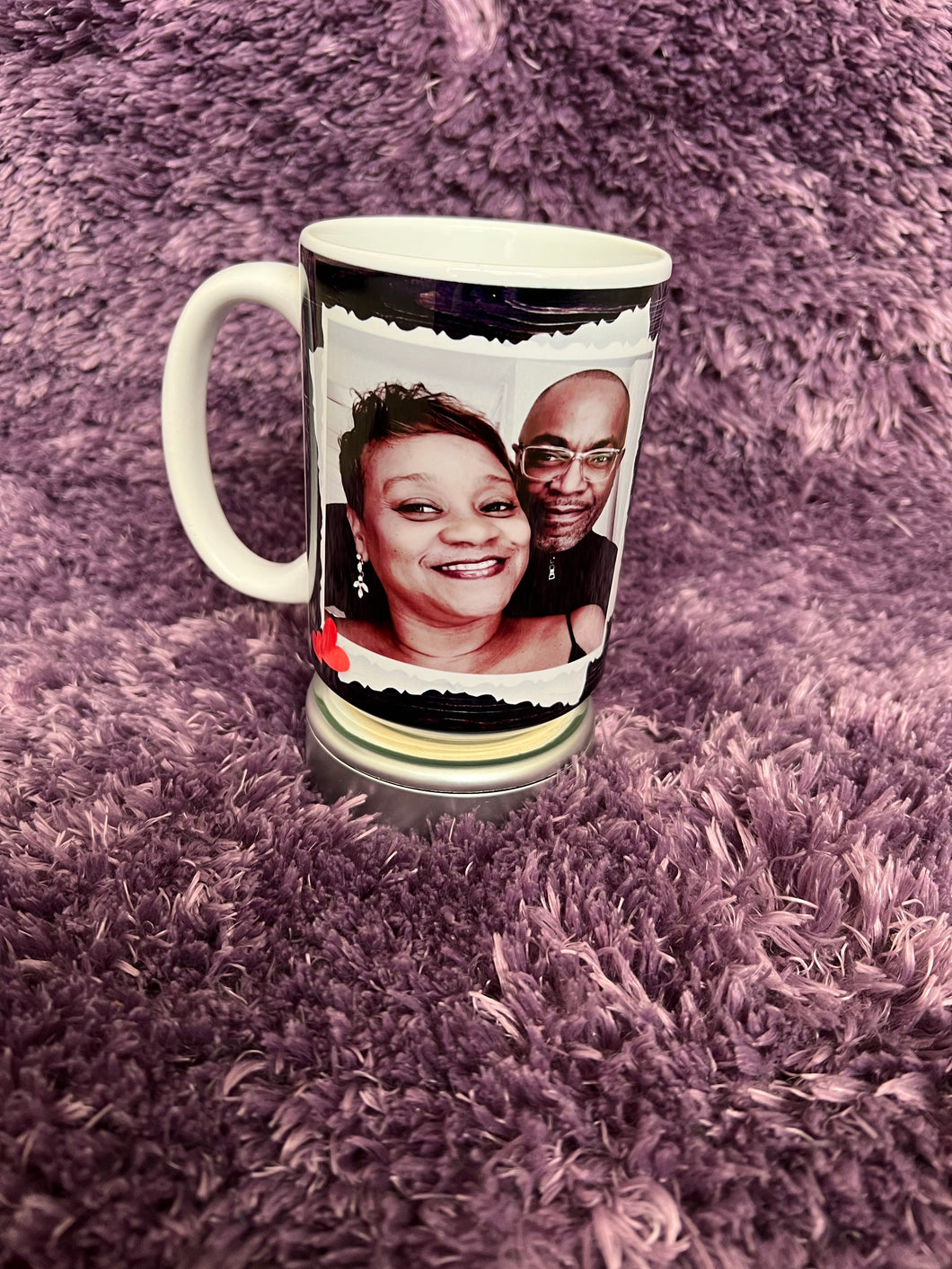 Hearts Photo Mug