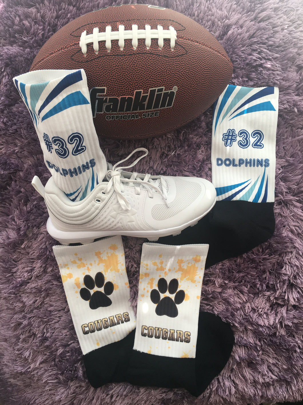 Sports Team Pack - Athletic Socks, Arm Sleeves, and Spats