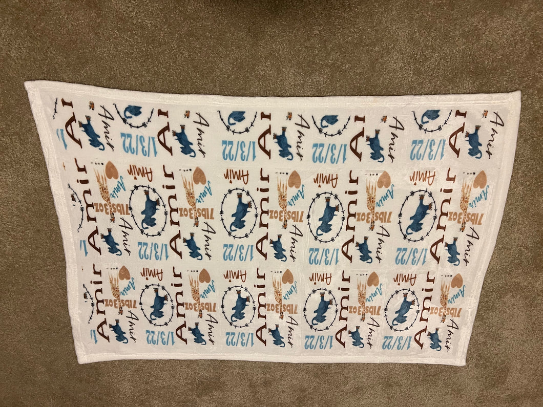 Custom Designed Baby Blanket