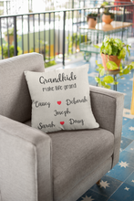 Load image into Gallery viewer, Grandkids Make Life Grand Pillow
